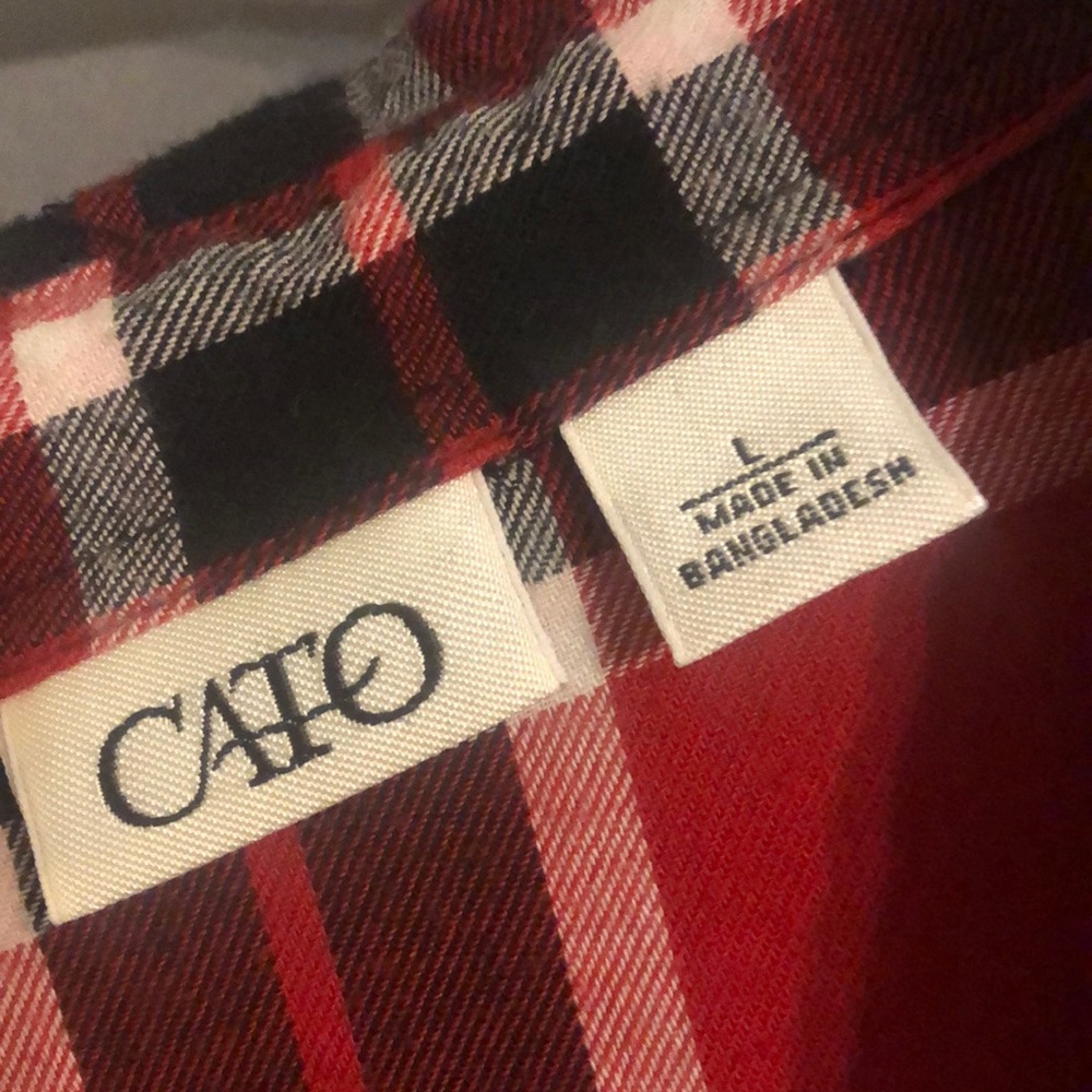 Plaid button down - Picture 2 of 4